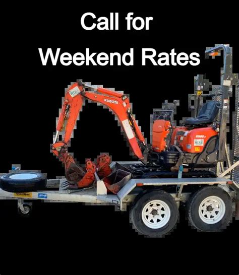 Mini Excavator Hire Brisbane & QLD 